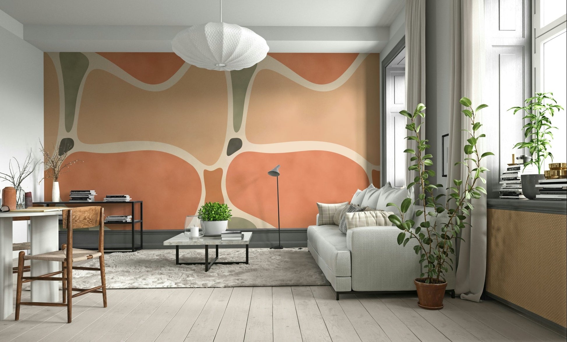 Sophisticated and rustic wall decor

