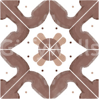 Wallpaper with a pattern of classic squares

