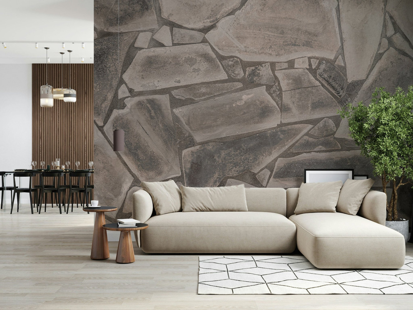 Tessellated Stone Wall Mural -2308542