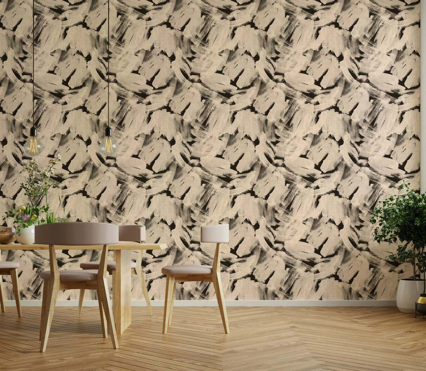 Textured Abstract Brushstroke  Wallpaper⁠