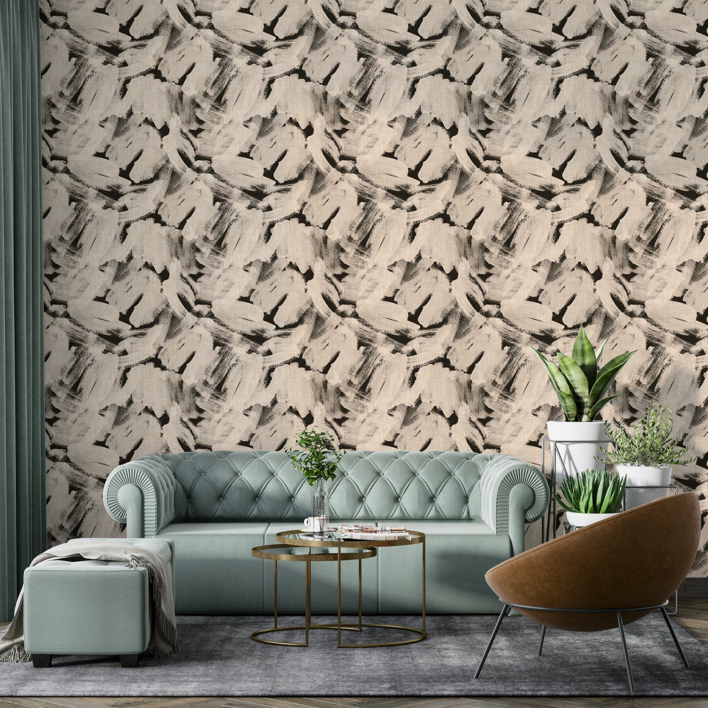 Textured Abstract Brushstroke  Wallpaper⁠