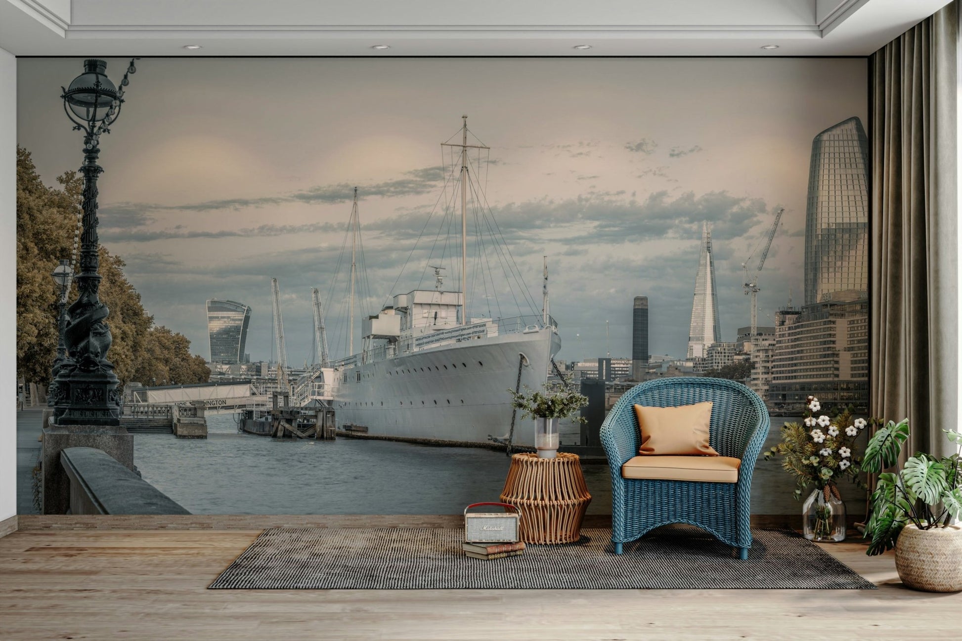 Thames Panorama Wall Mural.

