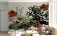 The Aquarium - Antique Paper Wall Mural