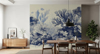 The Aquarium - Delft Blue Wall Mural