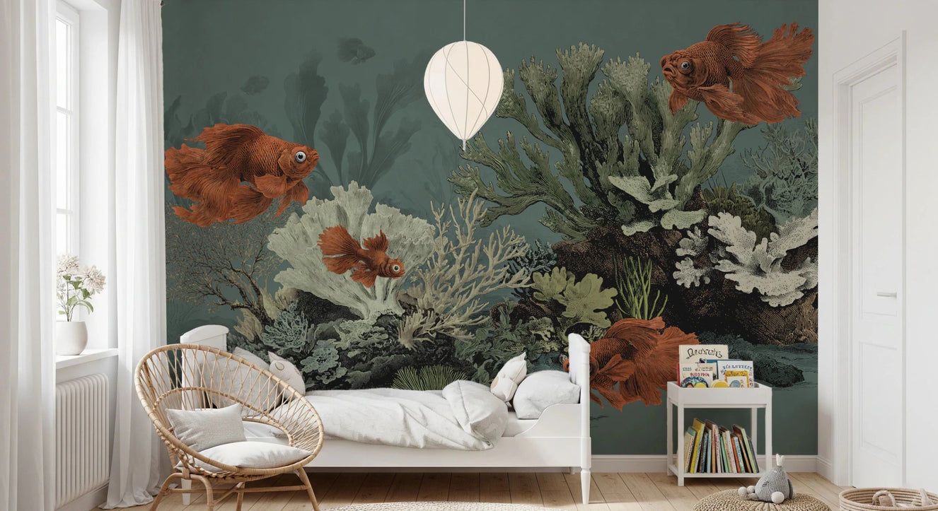 The Aquarium - Petrol Wall Mural