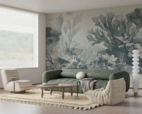 The Aquarium - Teal Wall Mural