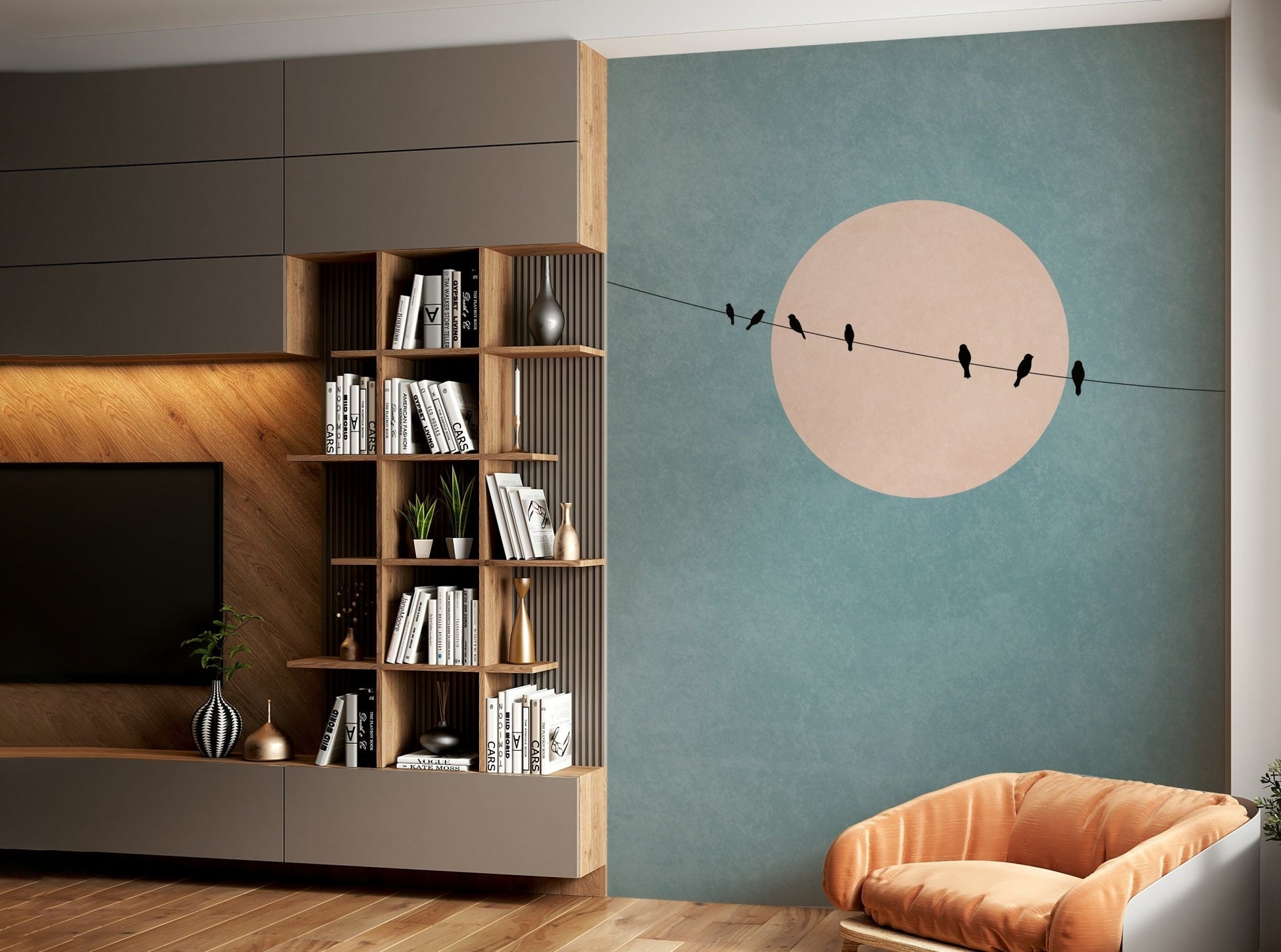 There's a strong sense of peace, stillness, and introspection.
