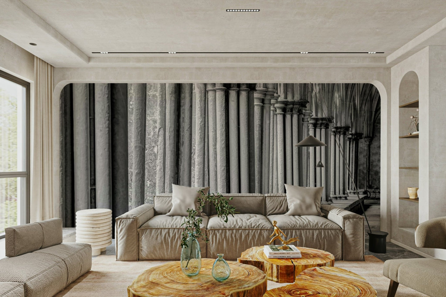 The mood is peaceful and contemplative.

