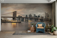 The Majestic Brooklyn Bridge Wall Mural