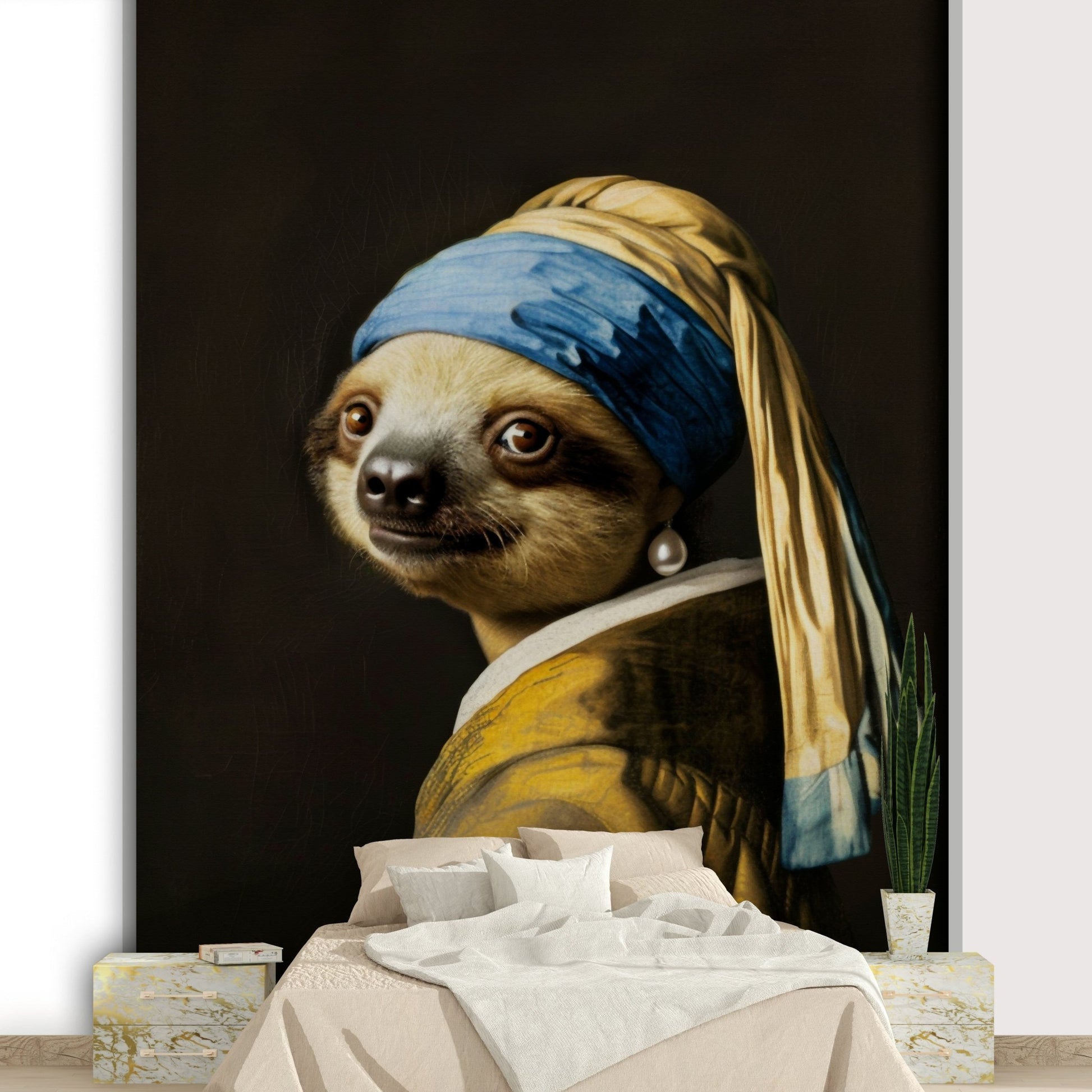 verneer's girl with a pearl earring parody

