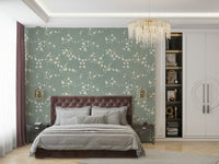 Wallpaper with a subtle natural design.

