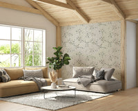 Wallpaper with a subtle natural design.

