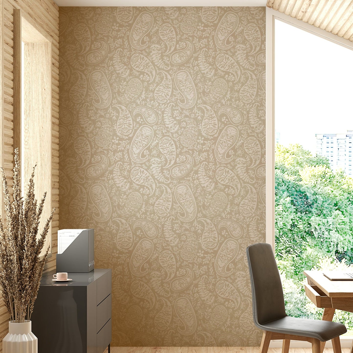 Intricate swirls and delicate motifs.

