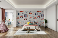 Fire truck wallpaper for kids