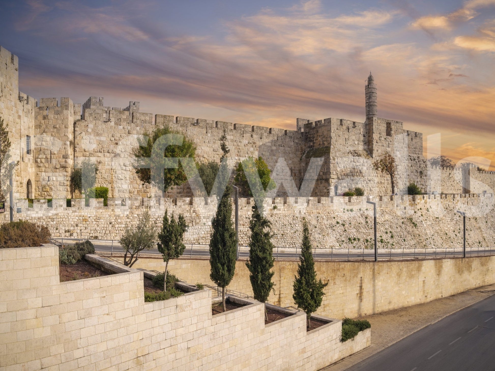 The mural acts as a sophisticated focal point.







