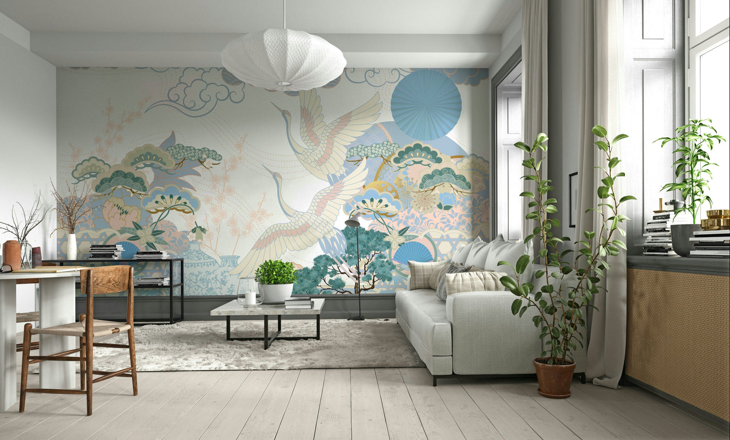 The image feels peaceful and restful.

