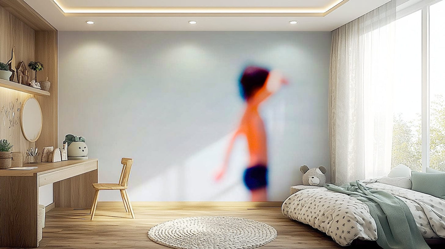 A contemplative coastal landscape wallpaper mural for a feature wall.

