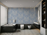 Wall mural with delicate pink and white blossoms

