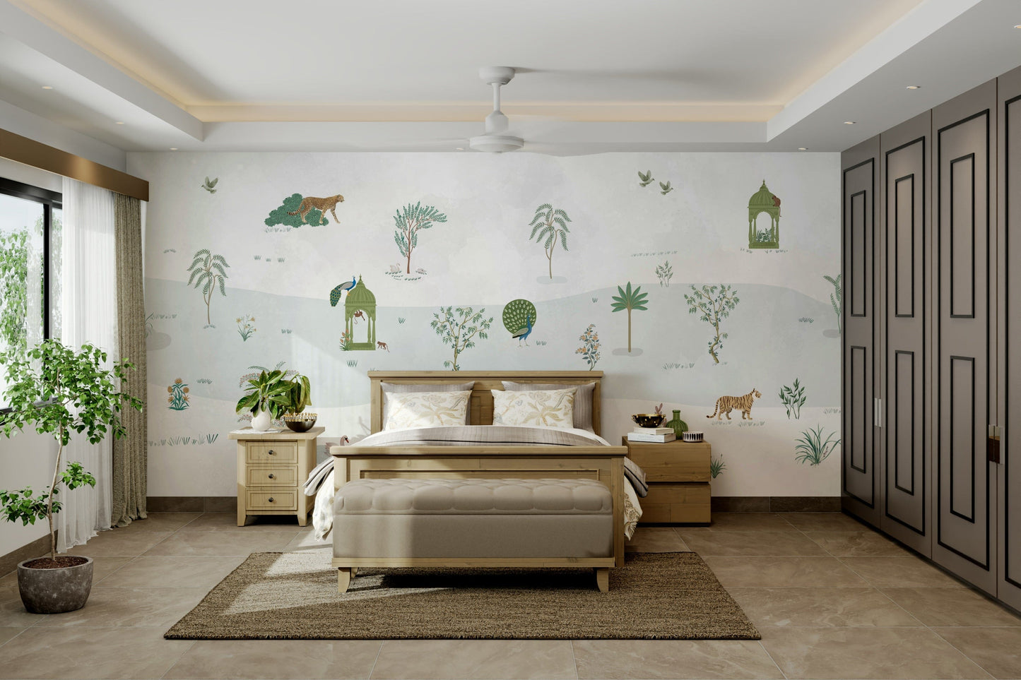 The image feels peaceful and restful.

