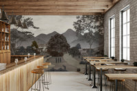 The design feels peaceful and rustic.

