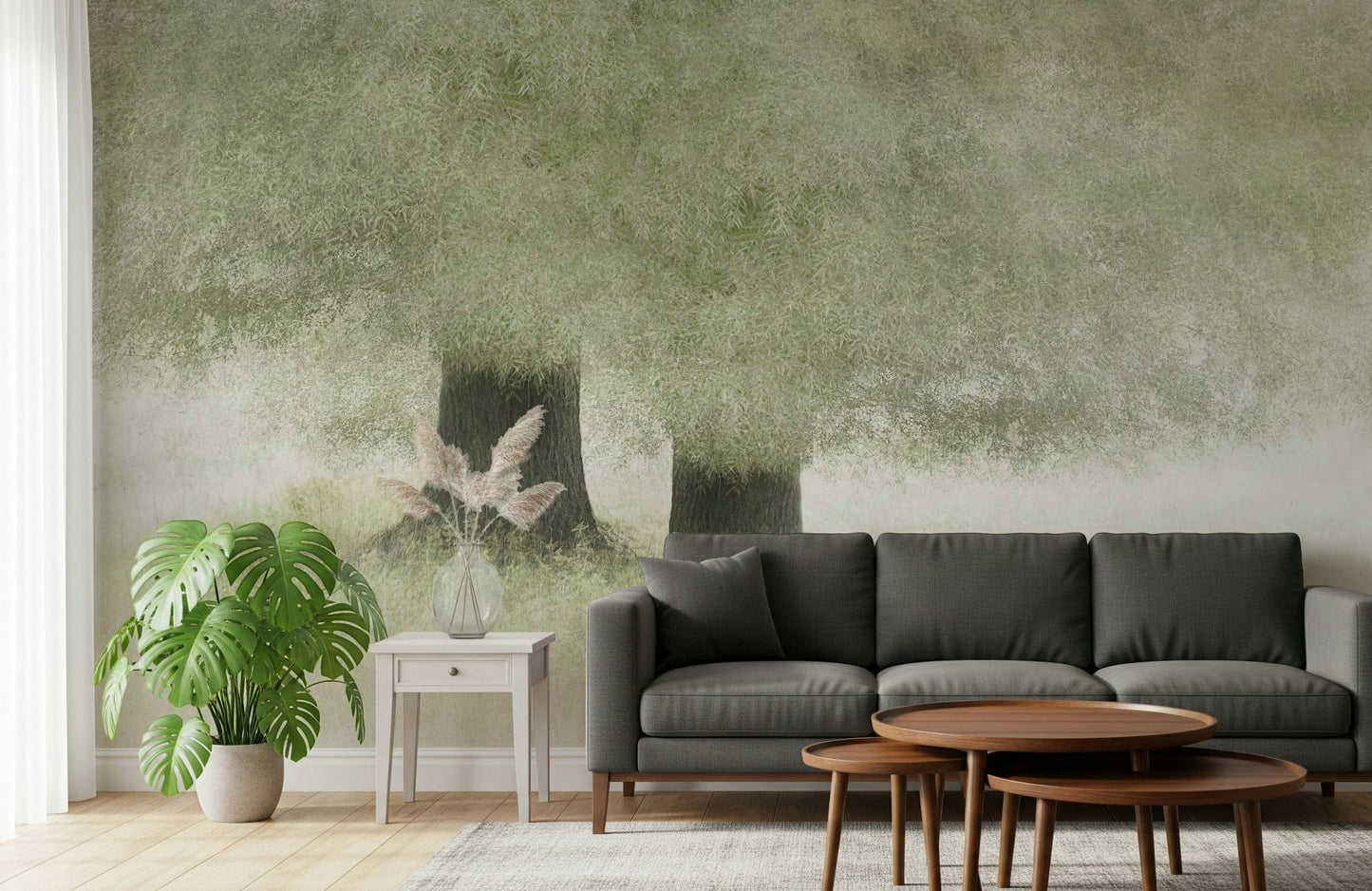 Verdant Veil Wall Mural -2111102