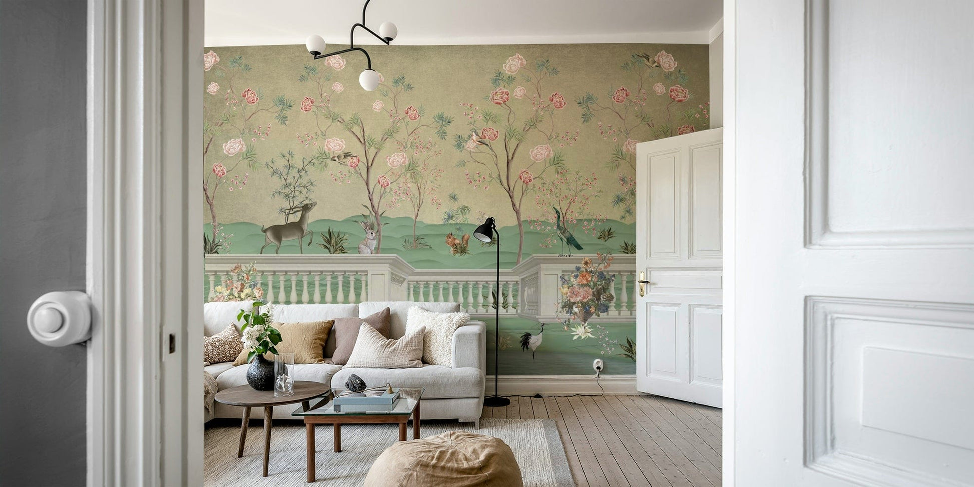 The design has a beautiful, artistic aesthetic.

