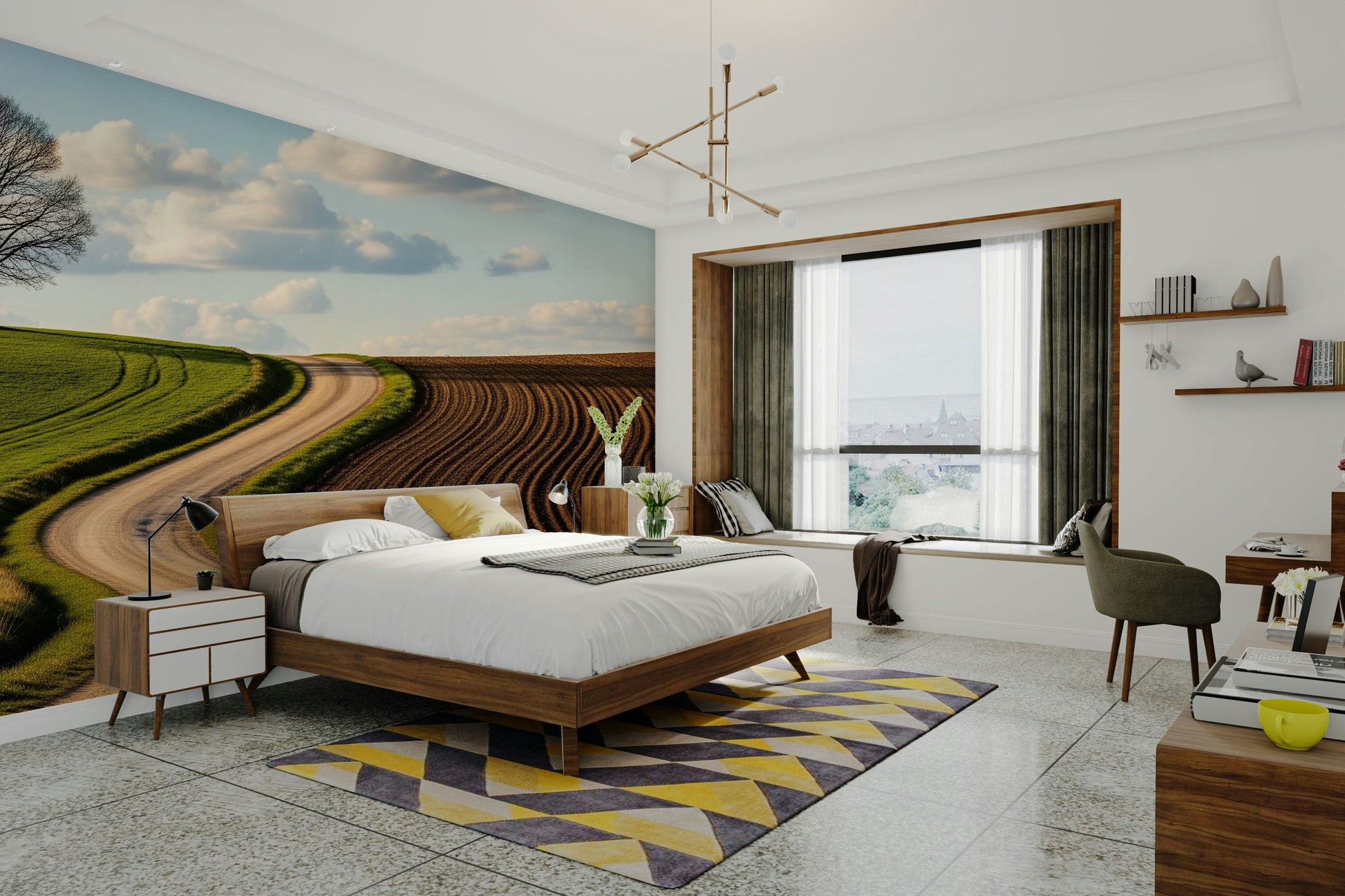 The image is suitable for a living room or a bedroom.

