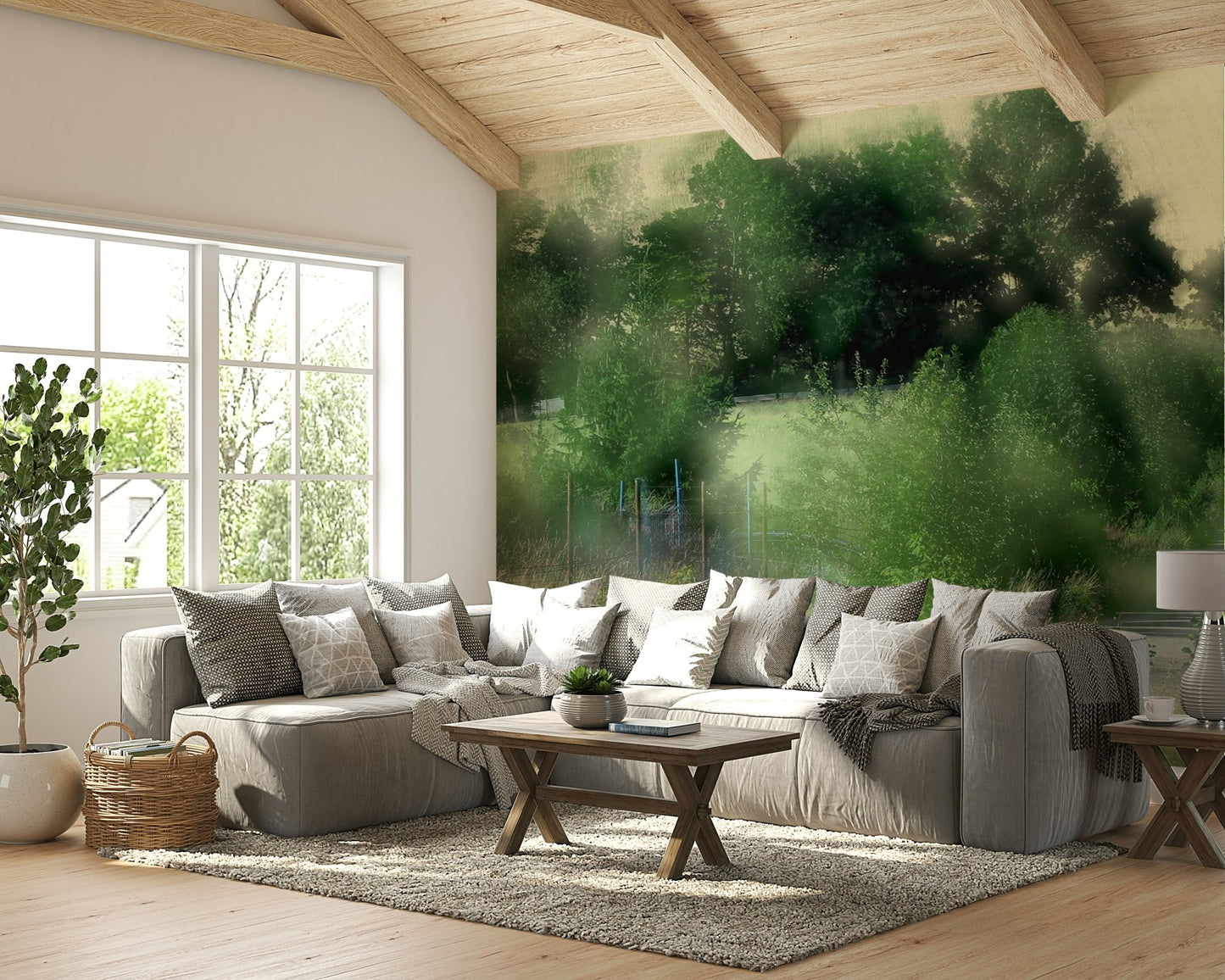 Ideal wallpaper for a bedroom, living room, or meditation area.

