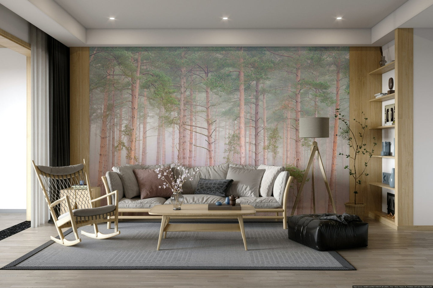 Ideal for bedrooms or studies.

