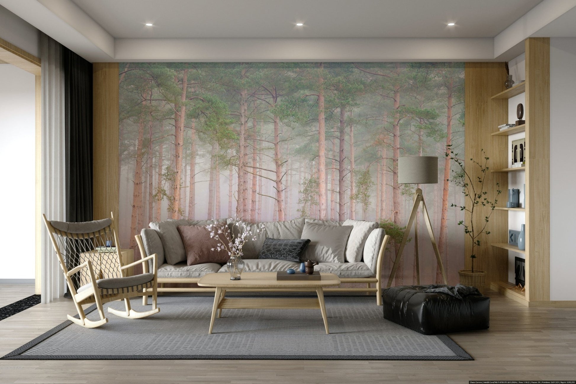 Ideal for bedrooms or studies.

