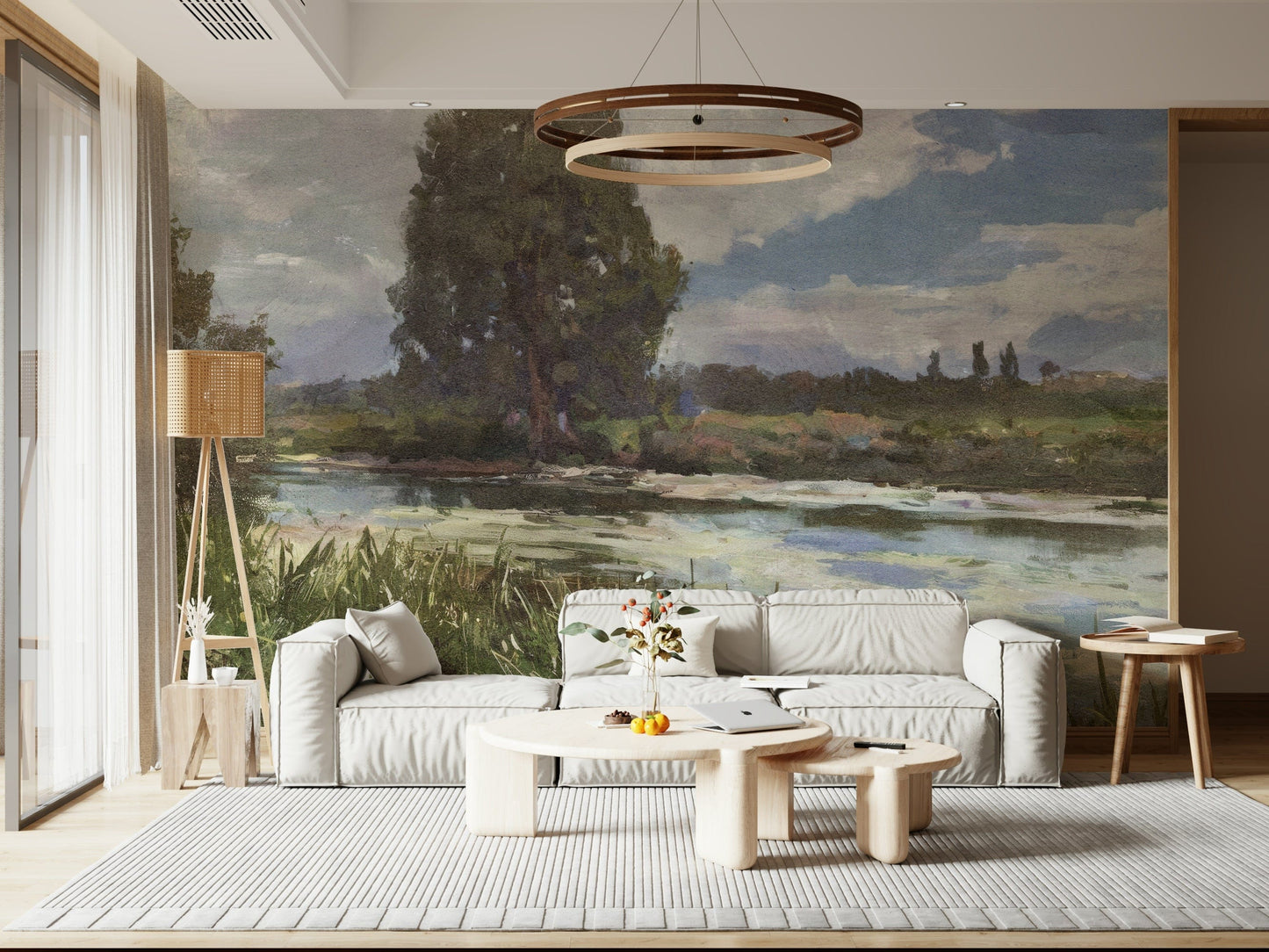 Riverbank Reverie Wall Mural -2834889