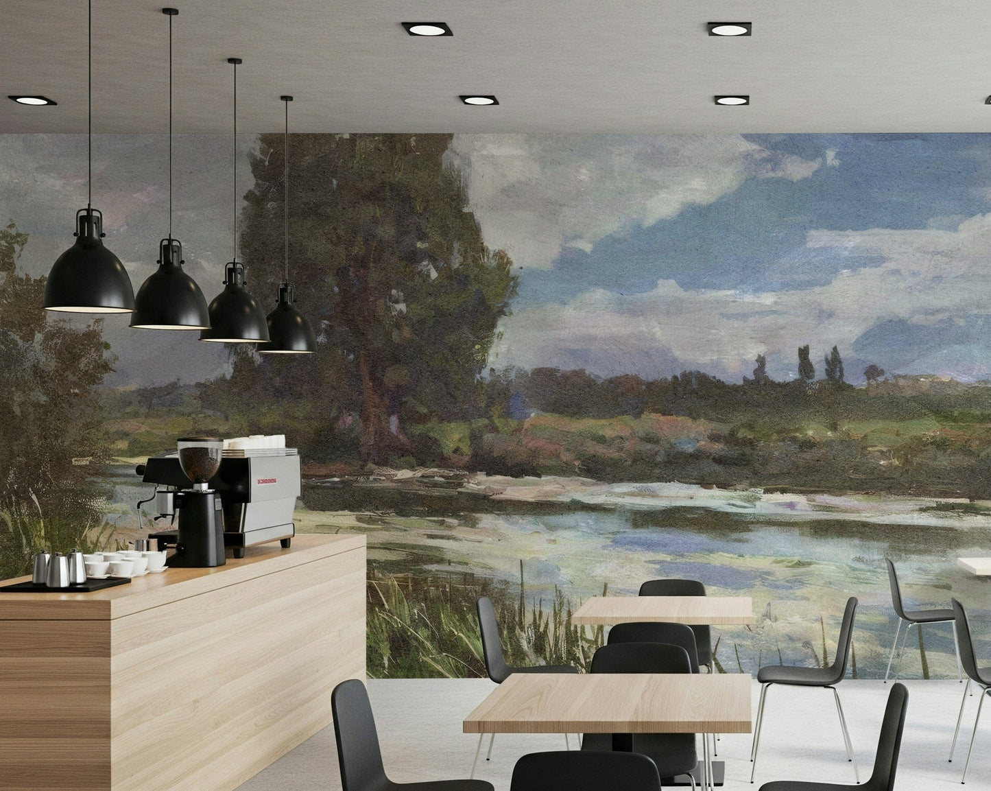 Riverbank Reverie Wall Mural -2834889