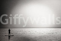 A high-quality serene ocean wall mural for walls.

