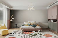 A beautiful Mediterranean sunset wallpaper mural over the sea.

