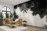 A classic forest scene wallpaper for walls.

