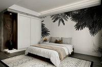 A contemplative tree canopy wallpaper mural for a feature wall.

