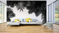 A serene tree top view wall mural for your decor.

