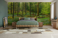 The room's lighting highlights the peaceful feel of the scene.

