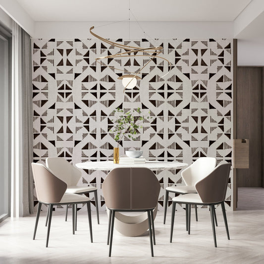 Triangles Composition Chocolat Wallpaper⁠