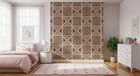 Tribal Cappuccino chic wall decal for interior decor.