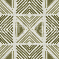 Abstract tribal wallcovering, earthy, repetitive design, stunning mural.