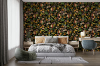 Tropical botanical wall mural bringing vibrant nature into your space.

