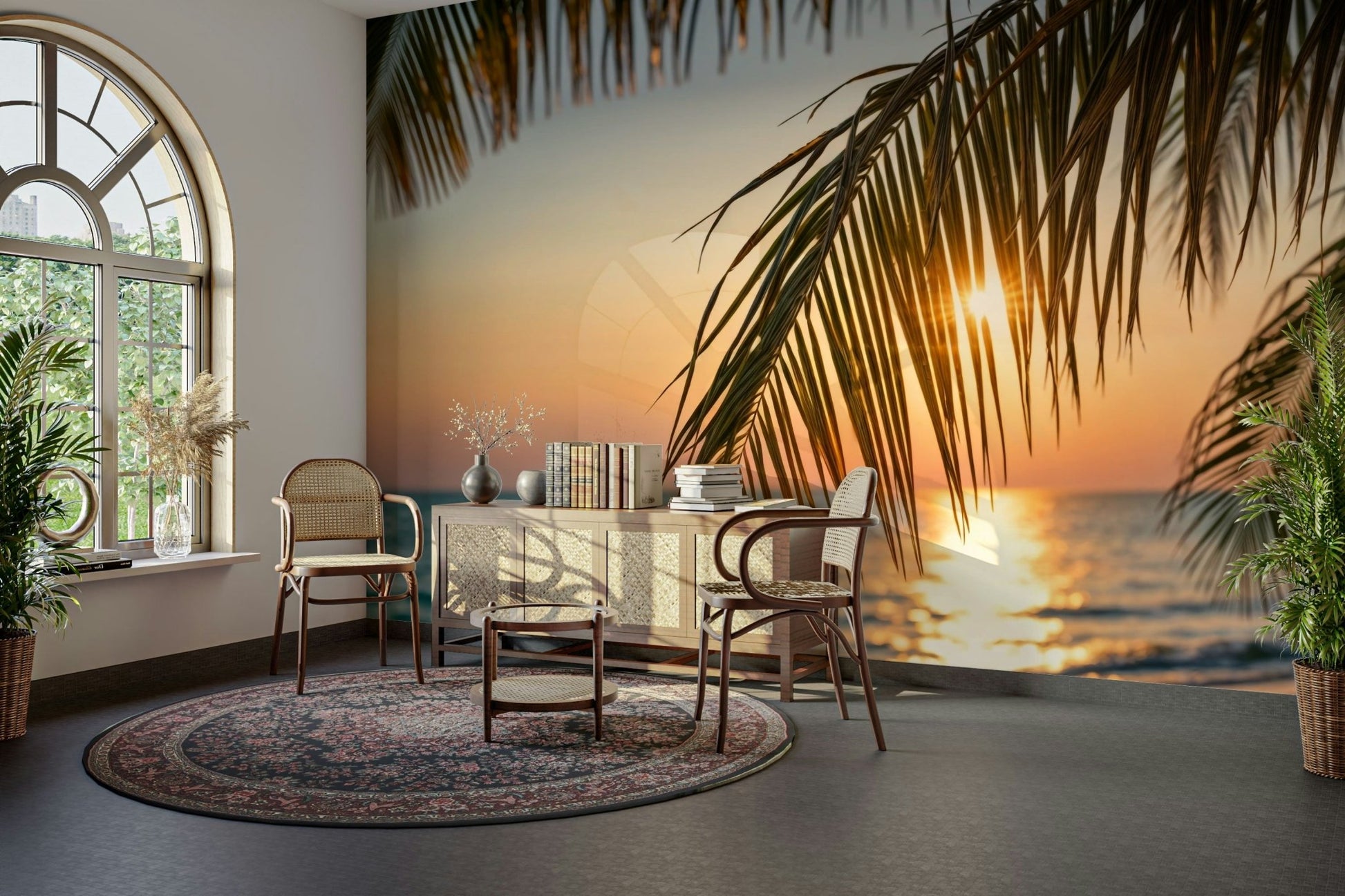 The style is artistic and natural.

