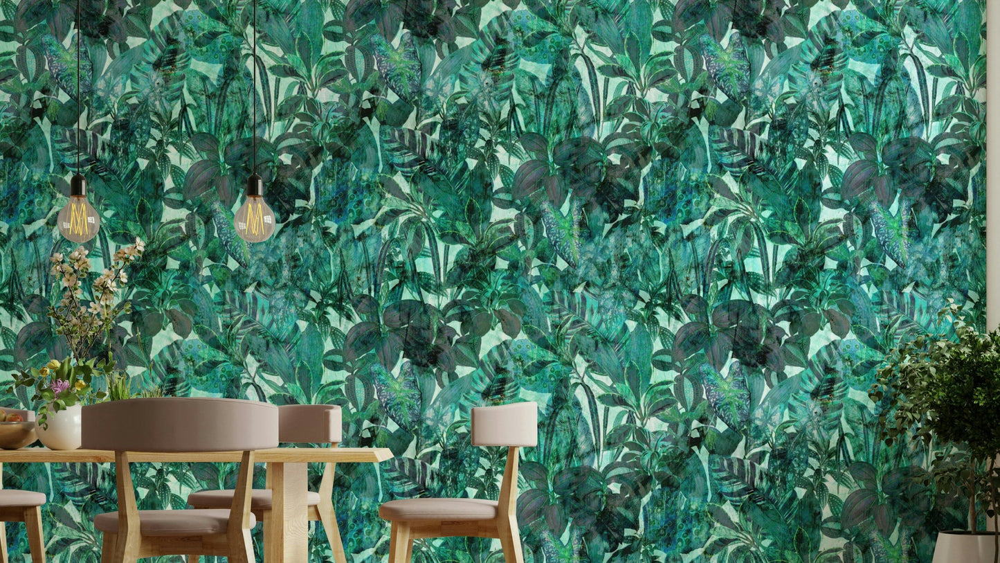 High-quality image of the green wallpaper

