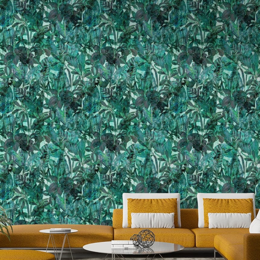 Close-up of a subtle green pattern

