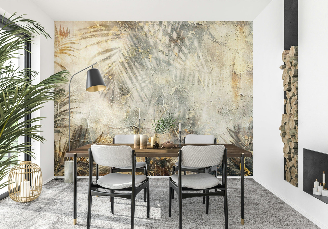 Tropical Grunge Wall Mural -2792248