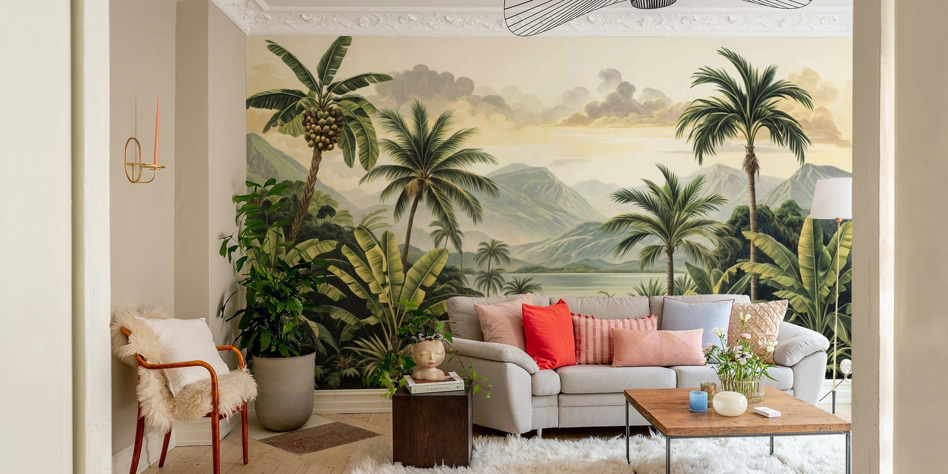 The image shows an artistic impression of a serene scene.

