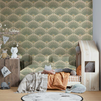 Tropical rainforest-inspired wallpaper for bedrooms

