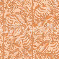 This is the Orange Palm Shapes modern wallpaper.