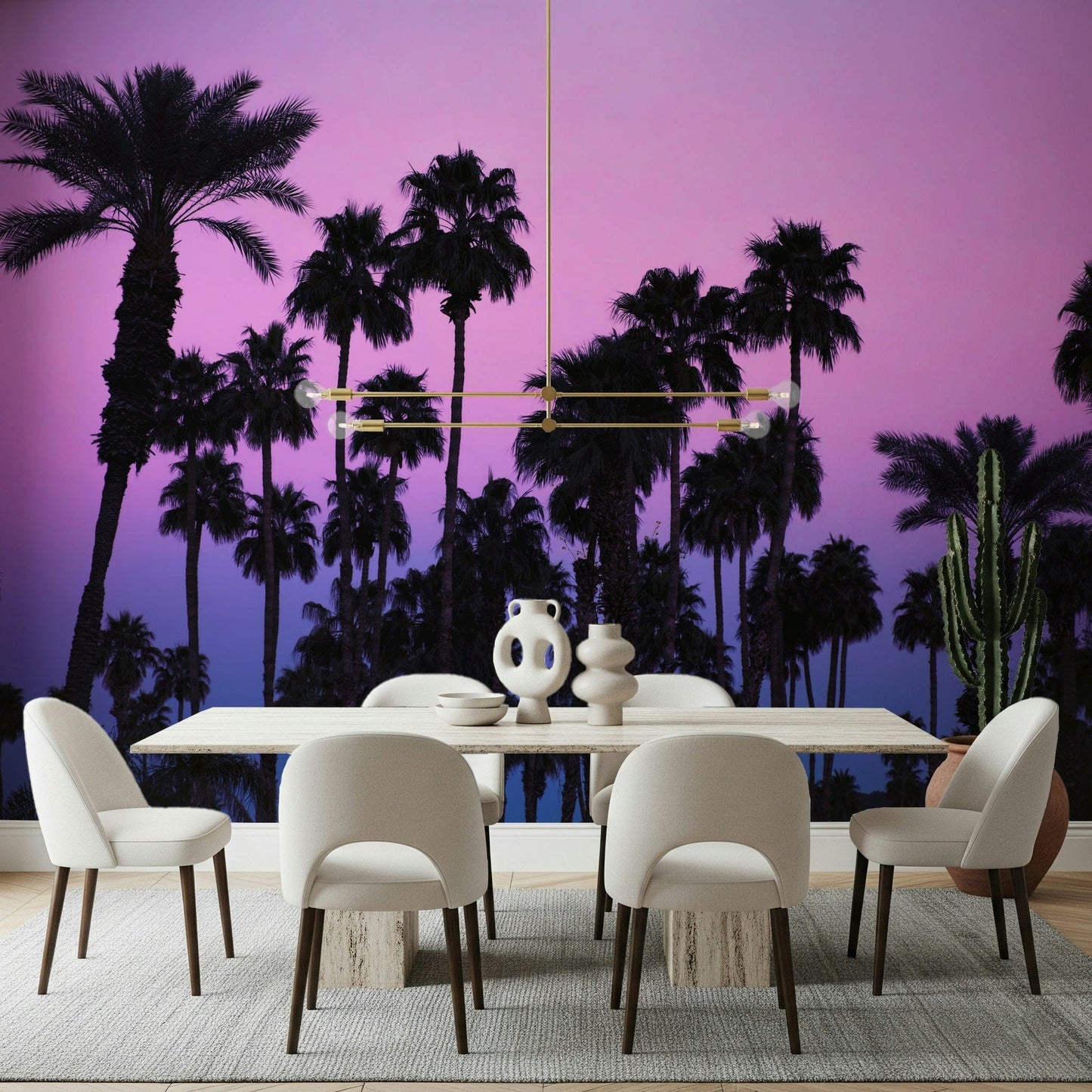 Tropical Dusk Palms Wall Mural -2226294